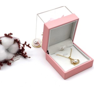 cutom color jewelry box with flower from China factory